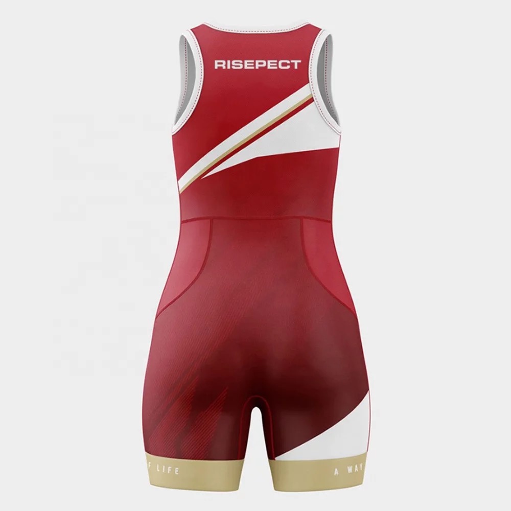 Sublimation Spandex Wrestling Wear Cool Dry Customized Wrestling Singlet - 图片 3