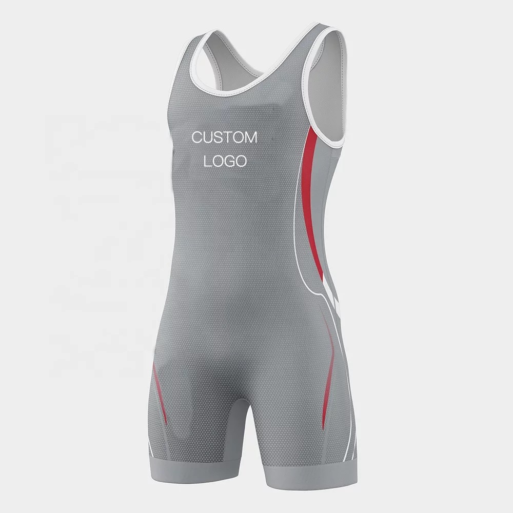Solid Color design quick dry breathable classic women pro wrestling singlet uniform