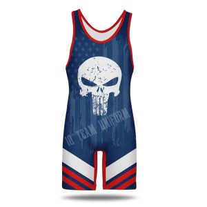 Full Printing Wrestling Club Teamwear Breathable Wrestling Team Training Singlets