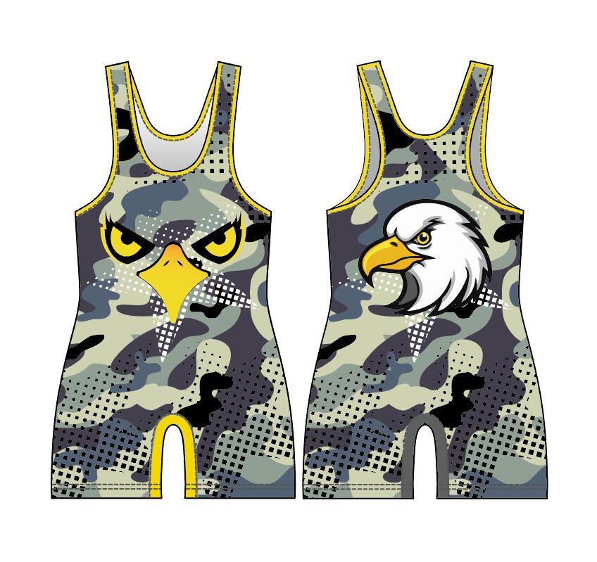 Wrestling Singlet Classic Style Custom Design Wrestling Uniform Tight Stitching Wrestling Suit