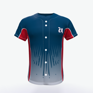baseball jersey Full buttons down custom design sbulimation name number baseball wear