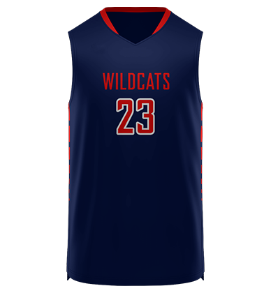 Basketball jersey Navy Color Custom Sublimated Printed Athletic Basketball Uniform