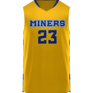 Team Uniform Set Basketball Shirts And Shorts Basketball jersey yellow color style