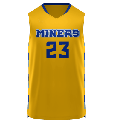 Team Uniform Set Basketball Shirts And Shorts Basketball jersey yellow color style