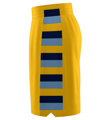 Team Uniform Set Basketball Shirts And Shorts Basketball jersey yellow color style - 图片 3