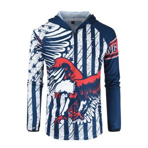 Customized design Full Sublimation printing fishing jersey apparel Anti-UV outdoor jacket