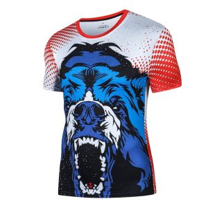 BJJ MMA Rash guards Quick Drying Athletic short sleeve compression T shirts