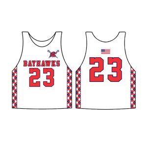 Quick dry custom sublimation super functional lacrosse jersey sleeveless training shirts