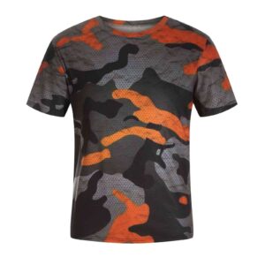 Summer 3D Graffiti Camouflage Digital Print T-Shirt