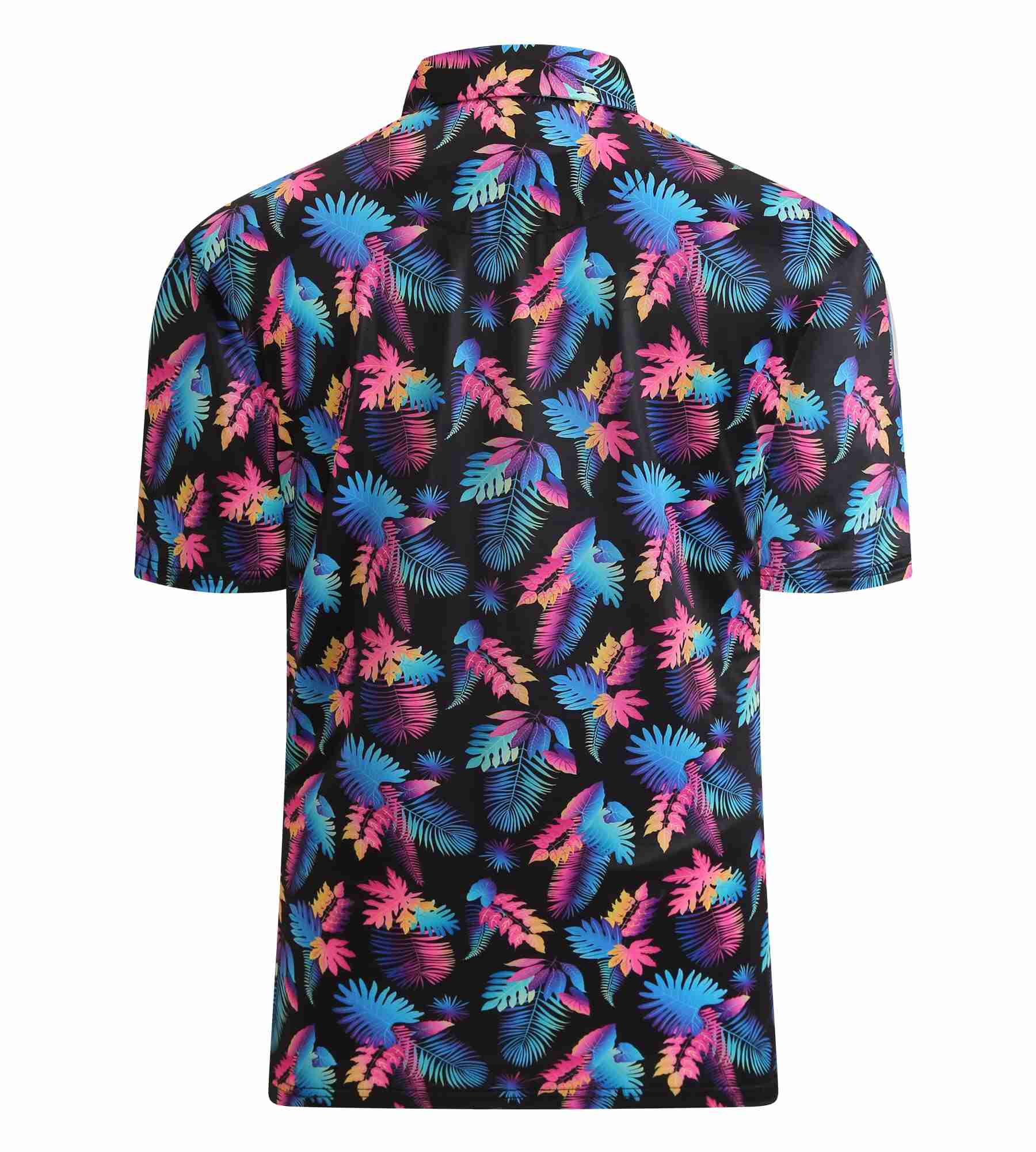 Men's Golf Shirt Moisture Wicking Quick-Dry Print Performance Polo Shirts for Men - 图片 2