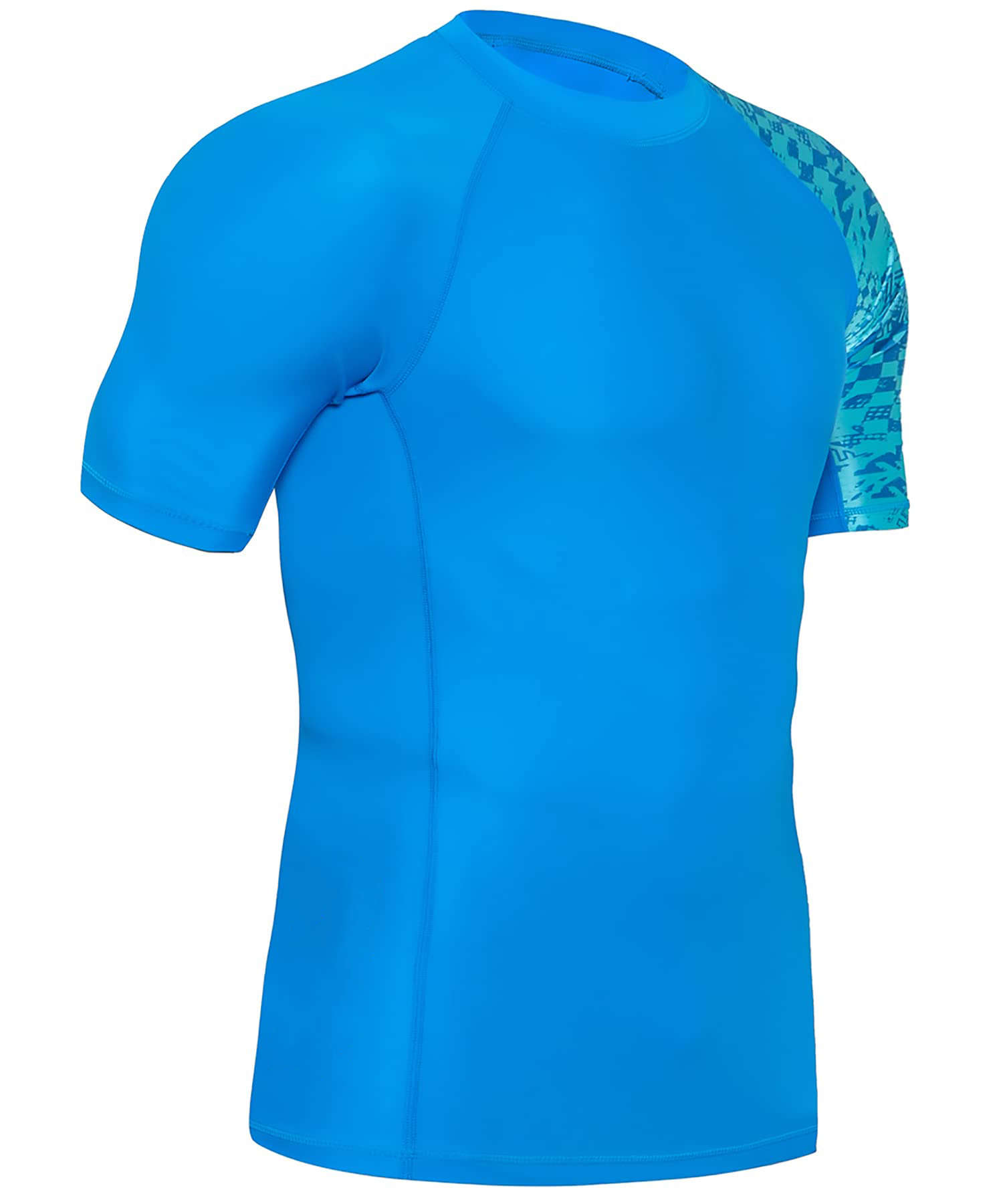 Men's Compression Shirt Short Sleeve Athletic Undershirt Workout T Shirt Compression Shirt for Men