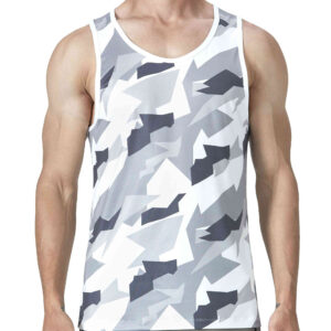 Men's Singlet Workout Gym Athletic Tank Top Quick Dry Running Muscle Sleeveless Shirt