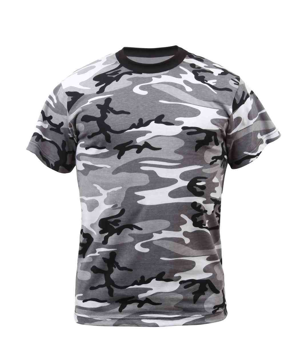Camo T-Shirt Regular Fit Crew Neck Shirt - 图片 7