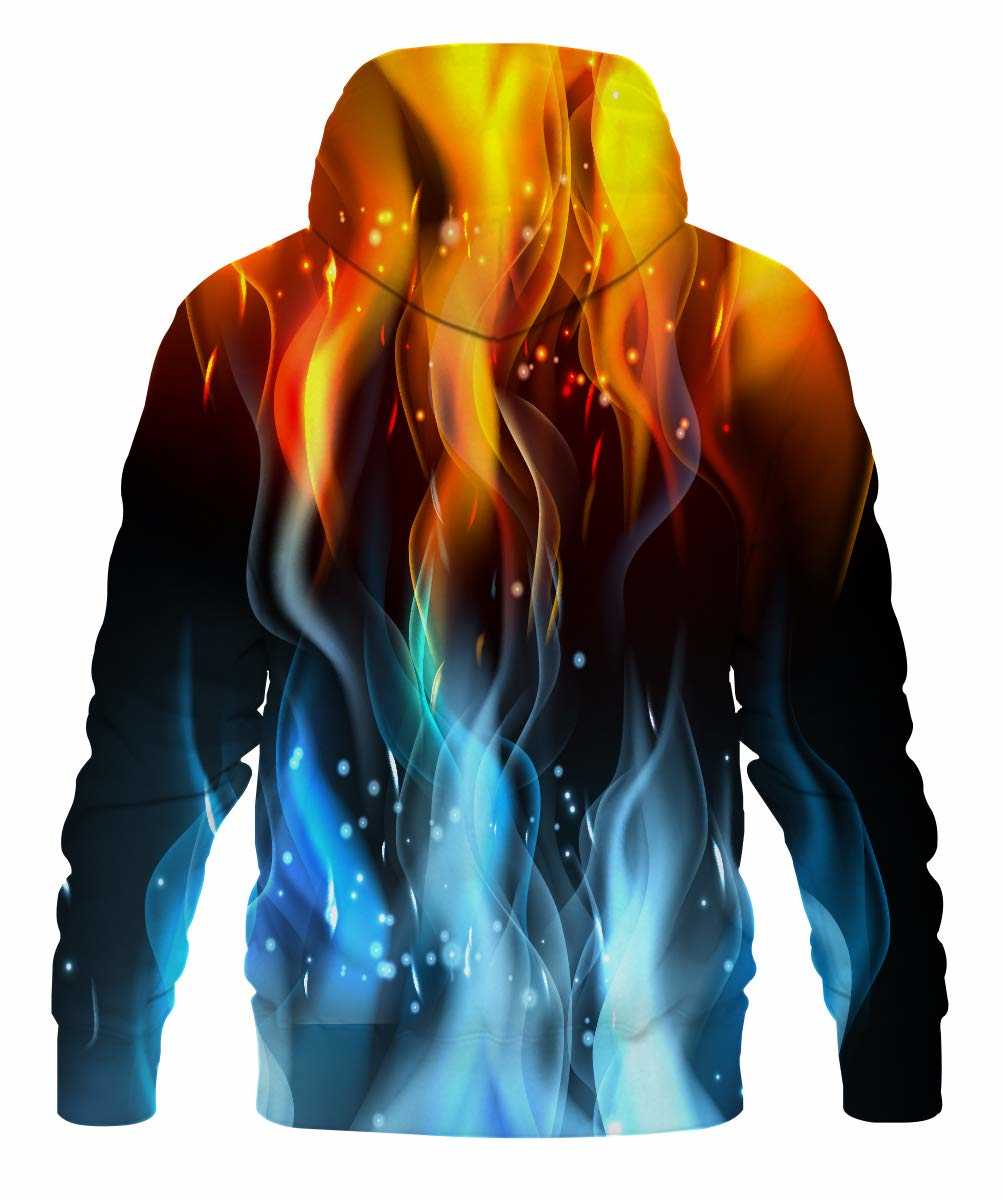 Unisex 3D Print Hoodies Novelty Pullover Colorful Graphic Hooded Sweatshirt with Pocket for Men Women - 图片 3