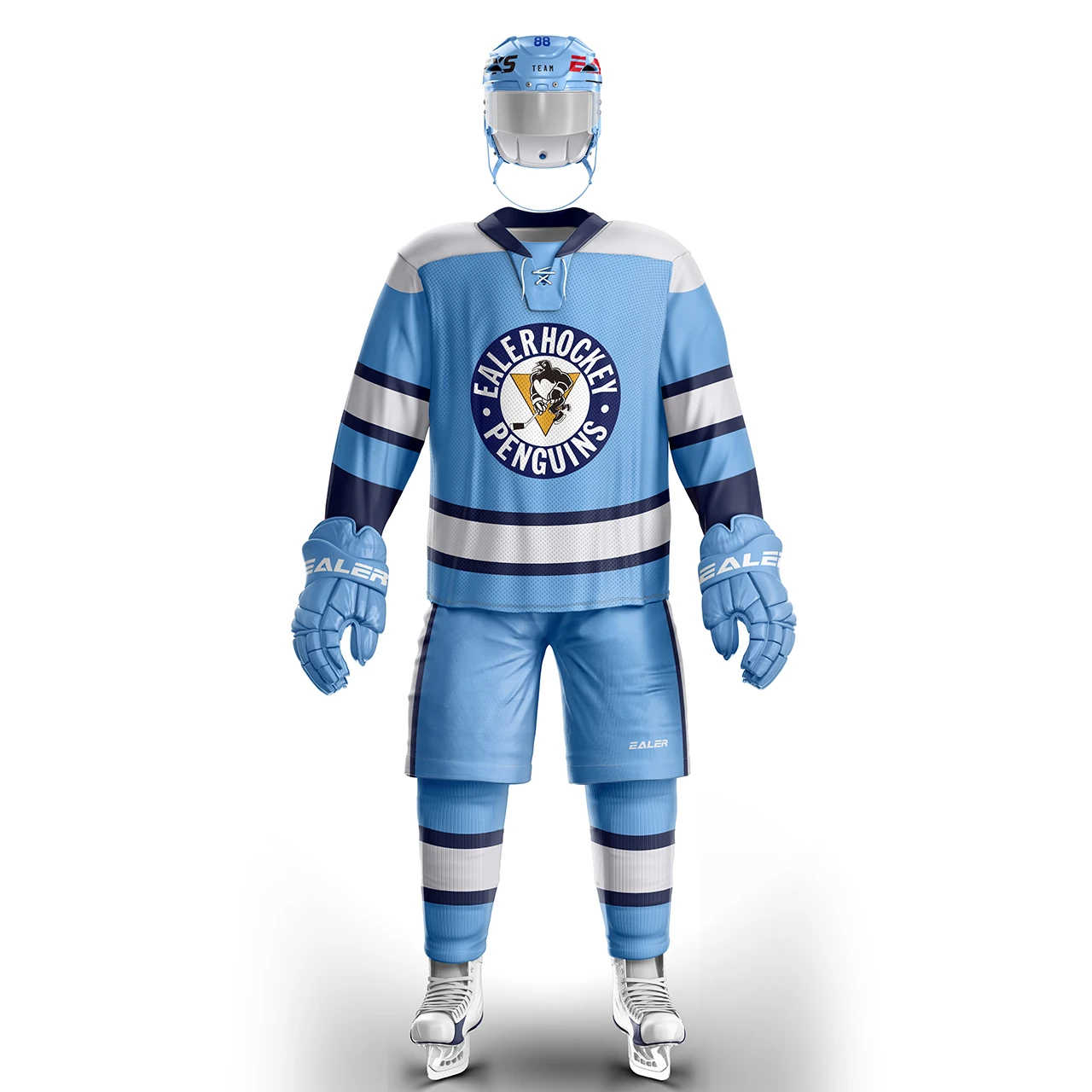 Custom High Quality Ice Hockey uniform whole set Ice Hockey Wear Sportswear - 图片 4