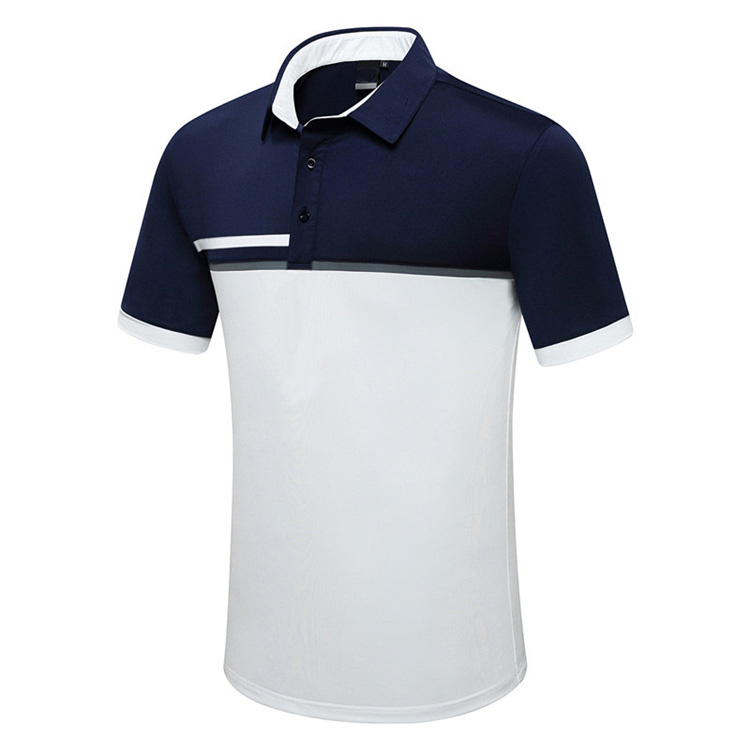 OEM New Style polo shirt High Quality brethable slim fit golf polo shirts for men - 图片 2