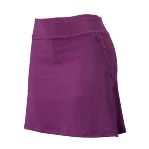 Custom trendy design polyester lightweight quick dry women's solid golf skort tennis skirt