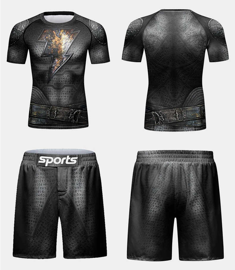 Professional Rash Guard Sets All Sports and Outdoor Activities Custom Sportswear for Men - 图片 9