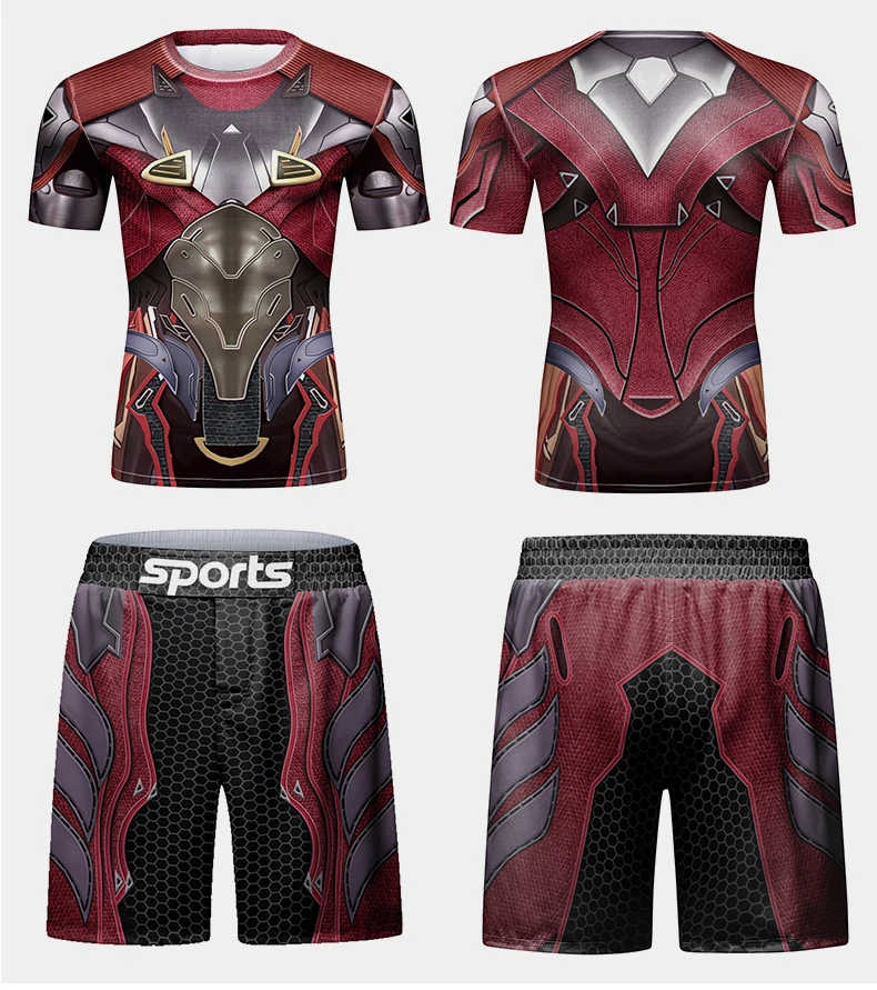 Professional Rash Guard Sets All Sports and Outdoor Activities Custom Sportswear for Men - 图片 8