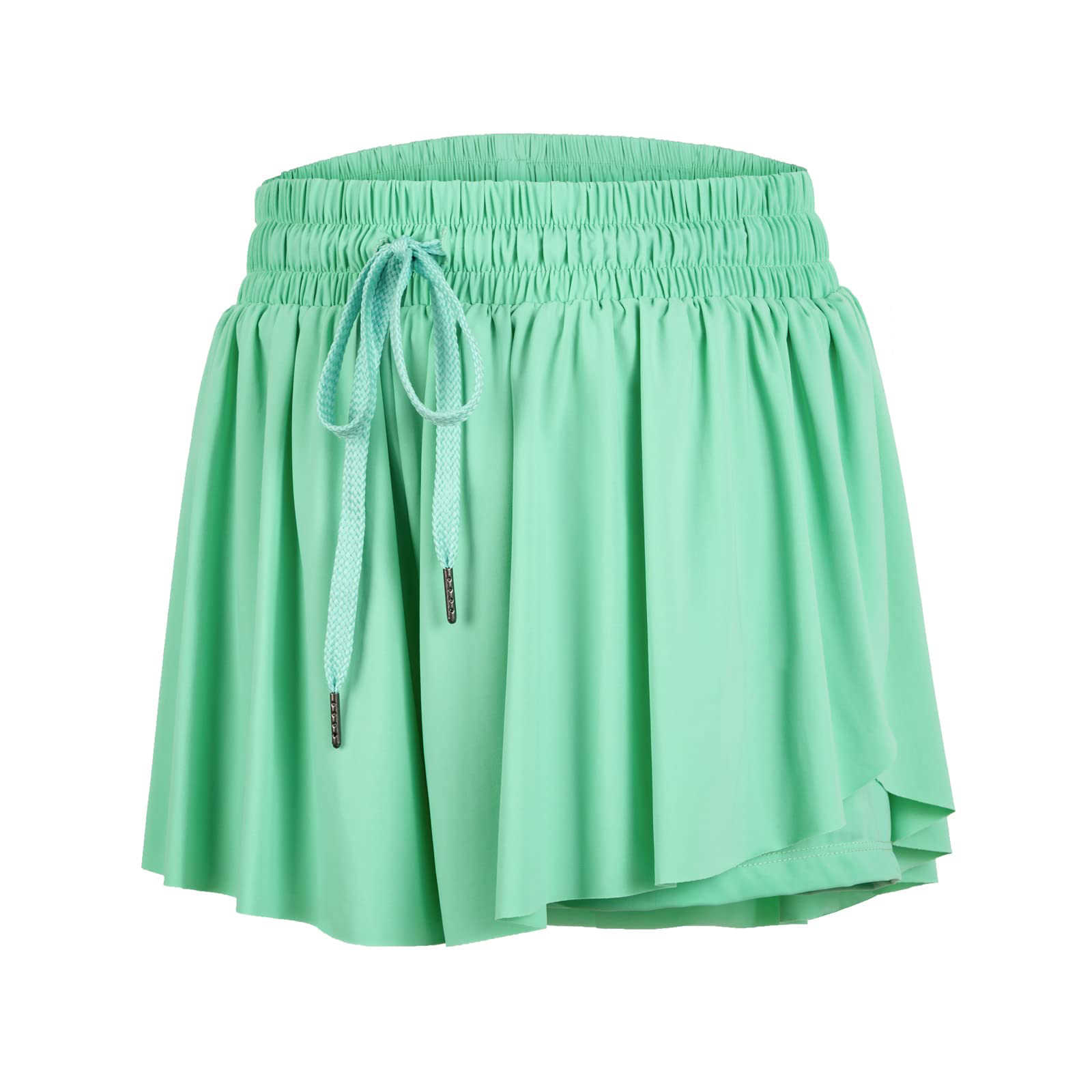 Running Shorts for Women Gym Yoga Athletic Womens Workout Biker Spandex Lounge Sweat Skirt