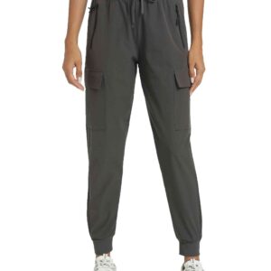 Women's Joggers Pants High Waisted Leggings with Side Pockets and Utility Pockets Tapered Lounge Sweatpants for Workout Yoga Running