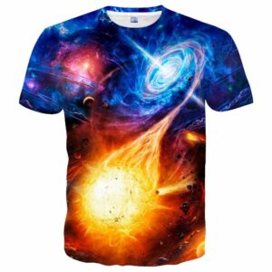 T-Shirt 3D Print Colorful Pattern Graphic Tees Short Sleeve