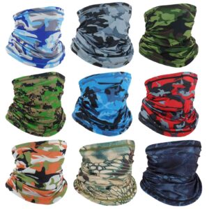 Breathable Neck Gaiter Face Scarf Mask for Men and Women Hiking Cycling Sports Fishing Sun UV Protection