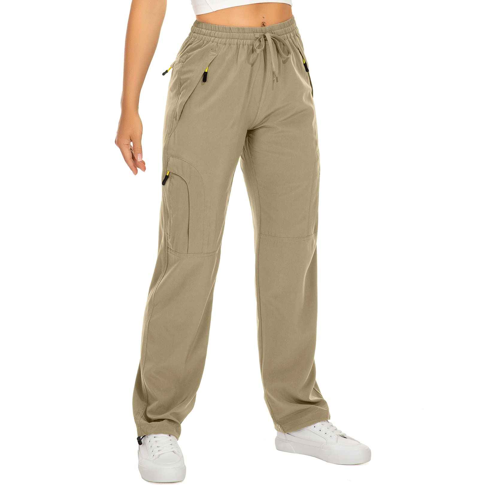 Women's Hiking Cargo Pants Quick Dry UPF50+ Outdoor Pants for Women Fishing Safari Travel Stretchy Pants with Pockets