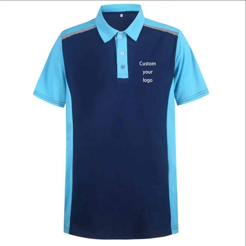 Mens polo shirt pique cotton high quality polo shirts templates cotton polo t-shirt men - 图片 2