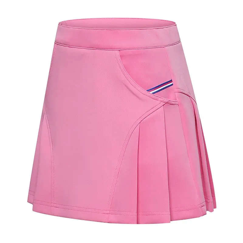 2024 Summer New Fashion Tennis Outfit High Waist Mini Short Golf Tennis Skirt For Girls