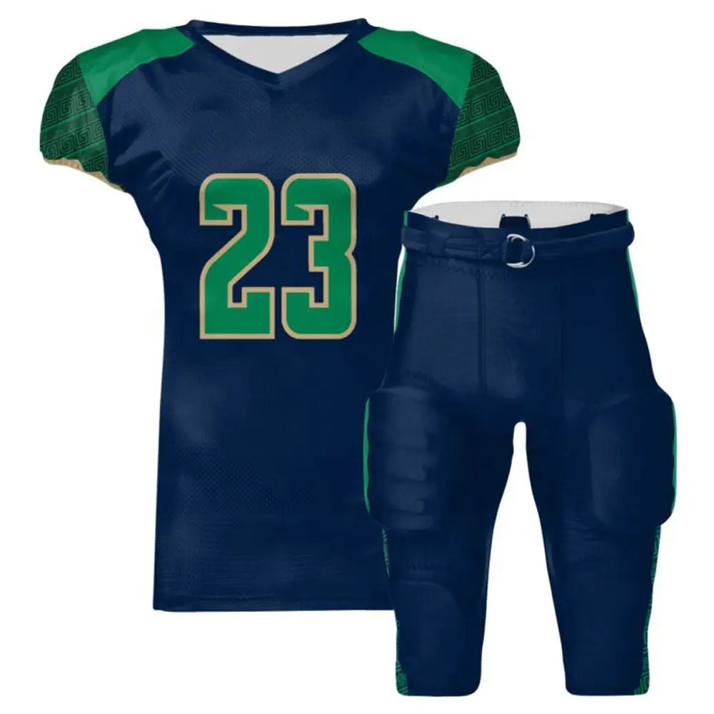 New Design Custom Full Printed Sublimation American Football Uniform Sets