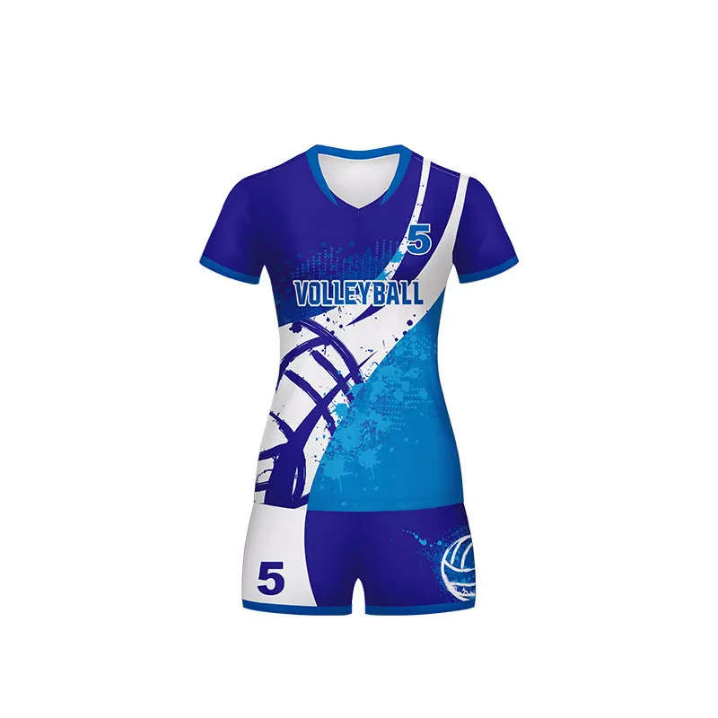 High Quality Design Volleyball Jersey Uniform Custom Logo Sublimation Uniform - 图片 3