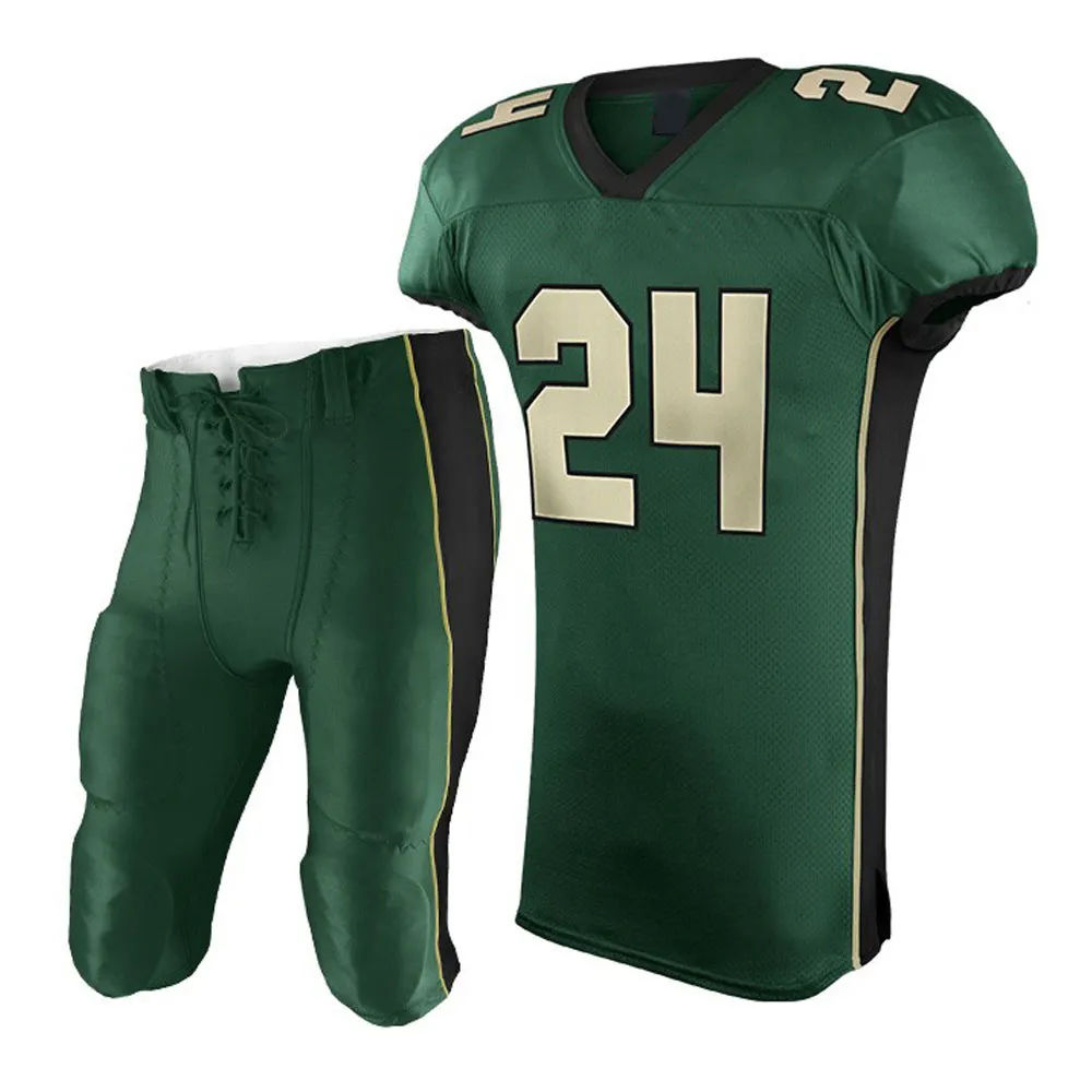 American Football Uniform Sublimation Made American Football Jersey In Custom Logo - 图片 7