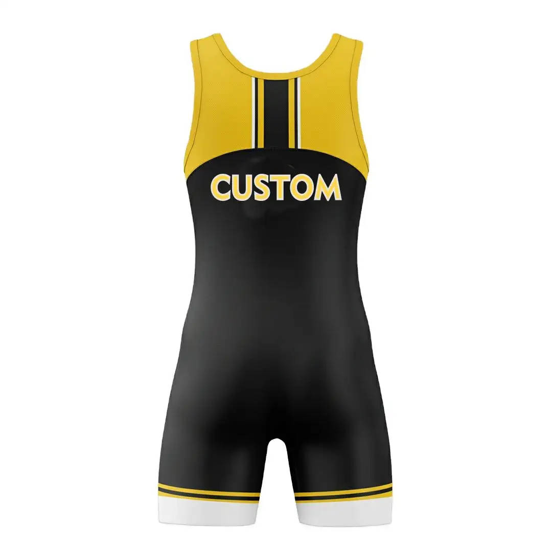 Custom High Quality Sublimation Wrestling Uniform Men Women Youth Wrestling Singlets - 图片 3