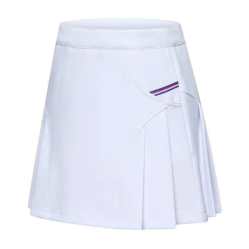 2024 Summer New Fashion Tennis Outfit High Waist Mini Short Golf Tennis Skirt For Girls - 图片 3