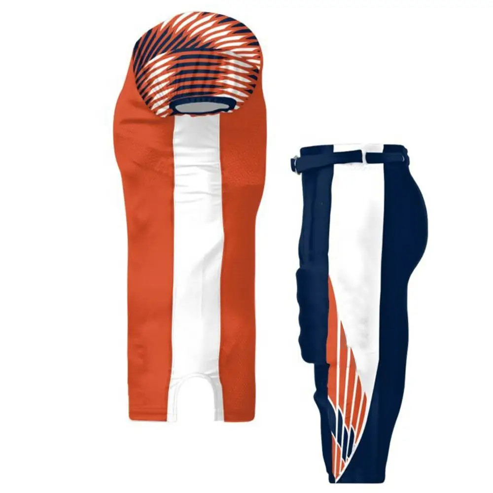 High Quality American Football Jersey with Shorts Custom Sublimation Football Uniform Set - 图片 3