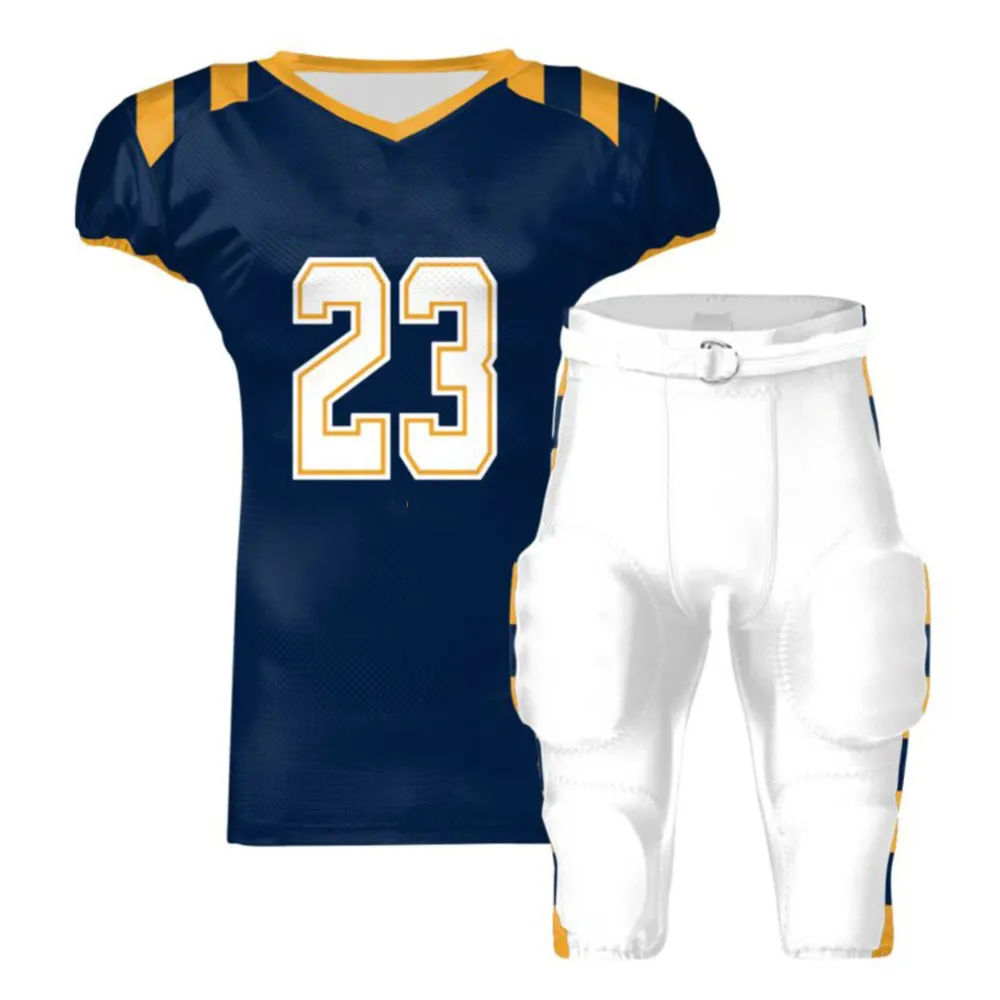 American Football Uniform Sublimation Made American Football Jersey In Custom Logo - 图片 6