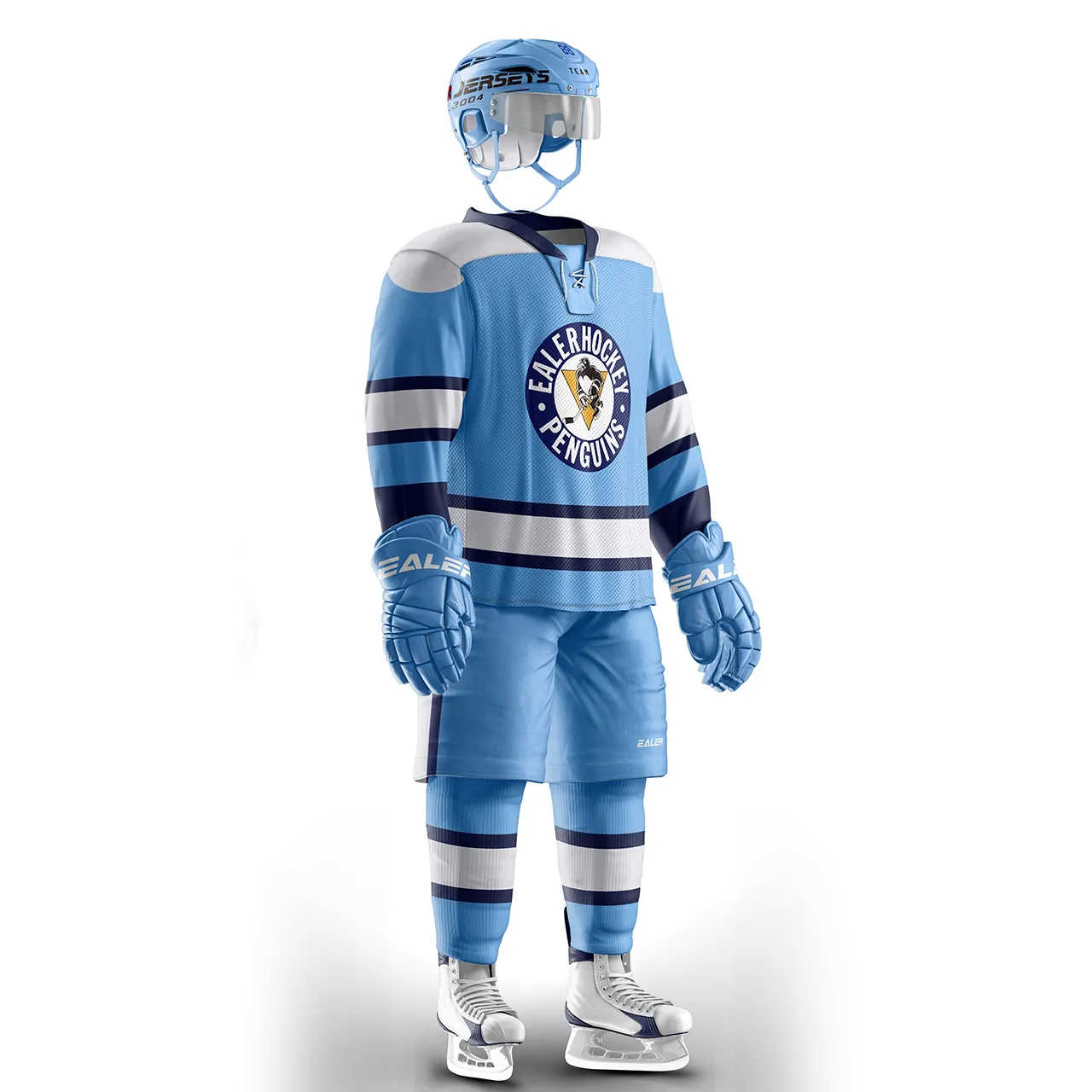 Custom High Quality Ice Hockey uniform whole set Ice Hockey Wear Sportswear - 图片 3