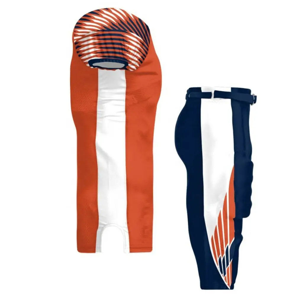 High Quality American Football Jersey with Shorts Custom Sublimation Football Uniform Set - 图片 2