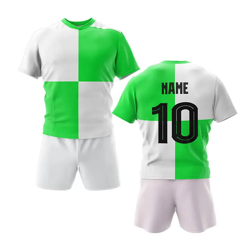 Sublimated Rugby Jersey and Shorts Sports Uniform Set Customized Designed Rugby Club Uniforms - 图片 6