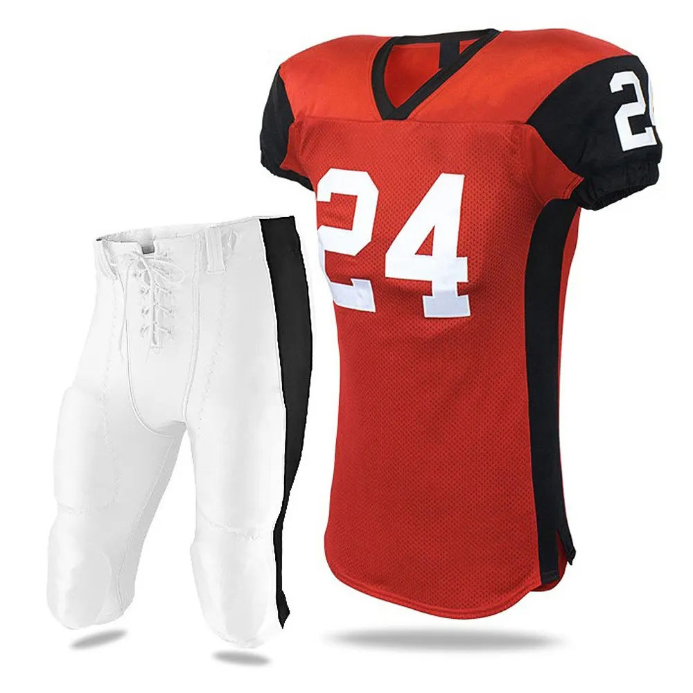 American Football Uniform Sublimation Made American Football Jersey In Custom Logo - 图片 5