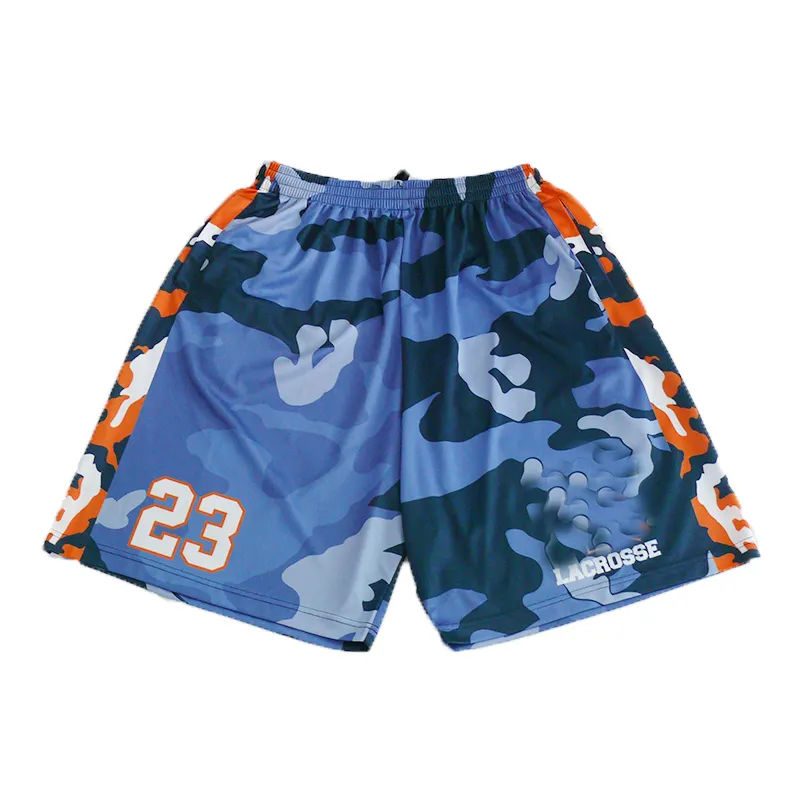 Mens women custom sublimate reversible lacrosse uniform jersey with penny shorts - 图片 5