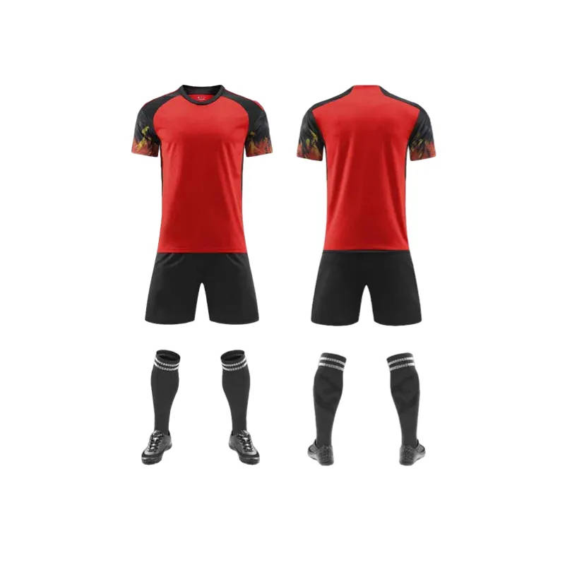 2024 Quality New design sublimation custom soccer uniform with socks football training jersey - 图片 9
