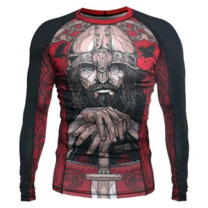 High Quality Jiu Jitsu Fitness Shirts Printed Long Sleeve MMA Bjj Rash Guard For Men