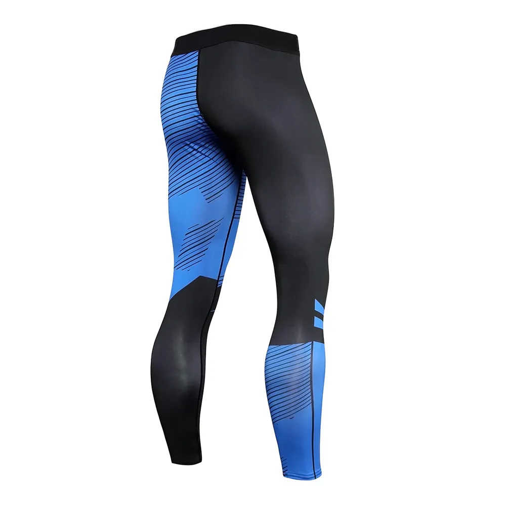 Custom Printing fitness Leggings Latest designs Men's MMA Compression Pants - 图片 8