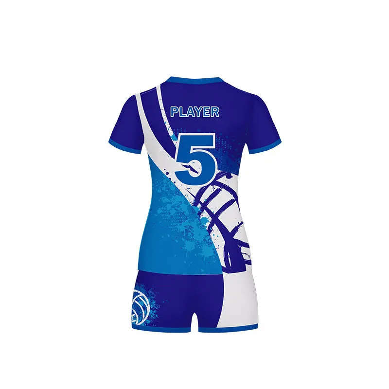 High Quality Design Volleyball Jersey Uniform Custom Logo Sublimation Uniform - 图片 2