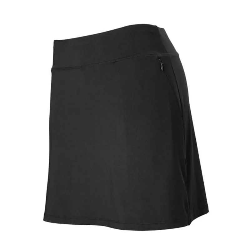 Custom trendy design polyester lightweight quick dry women's solid golf skort tennis skirt - 图片 2