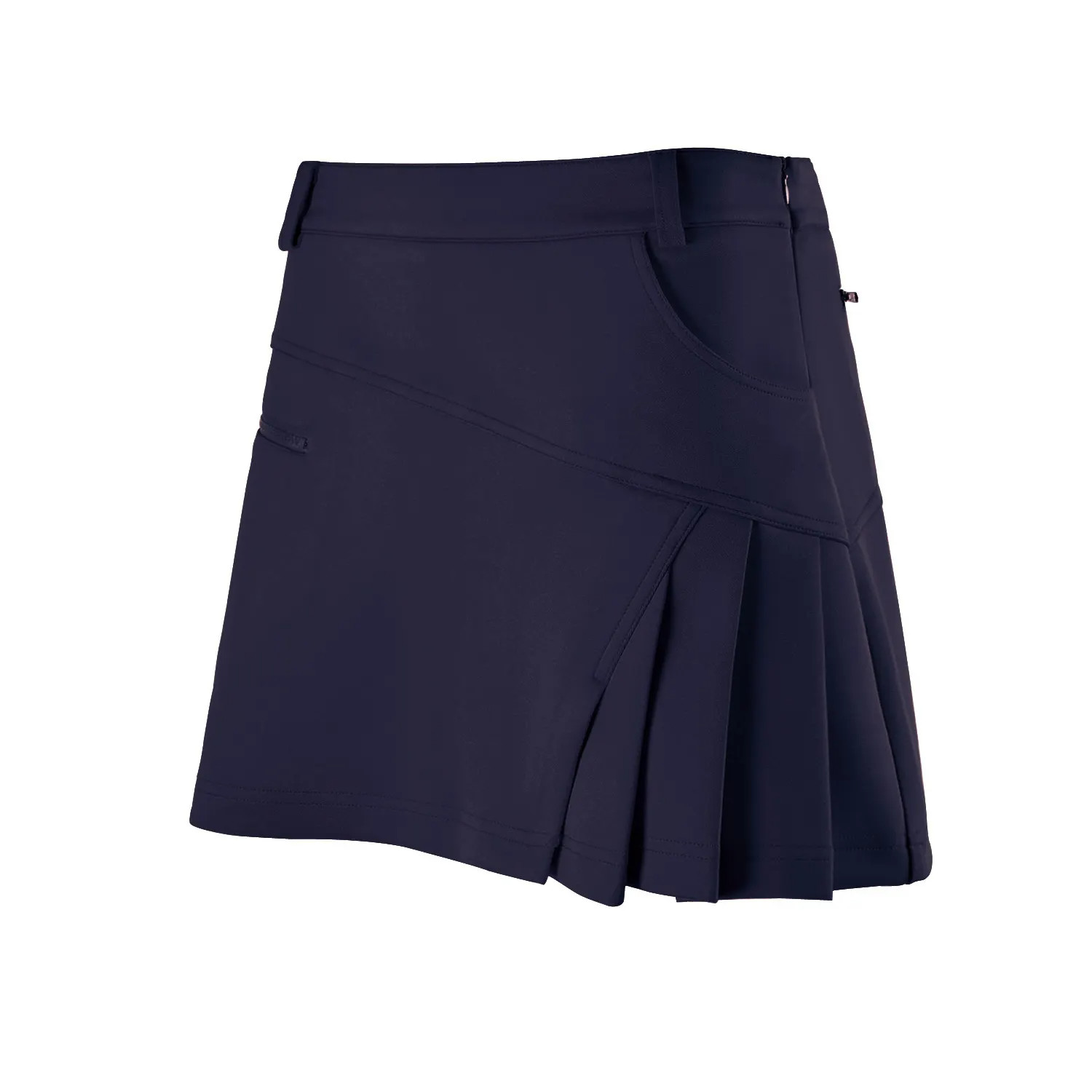 Soft Unique Designs Elegant Wrap Knit Bodycon Custom Pleated Golf Short Skirt - 图片 5