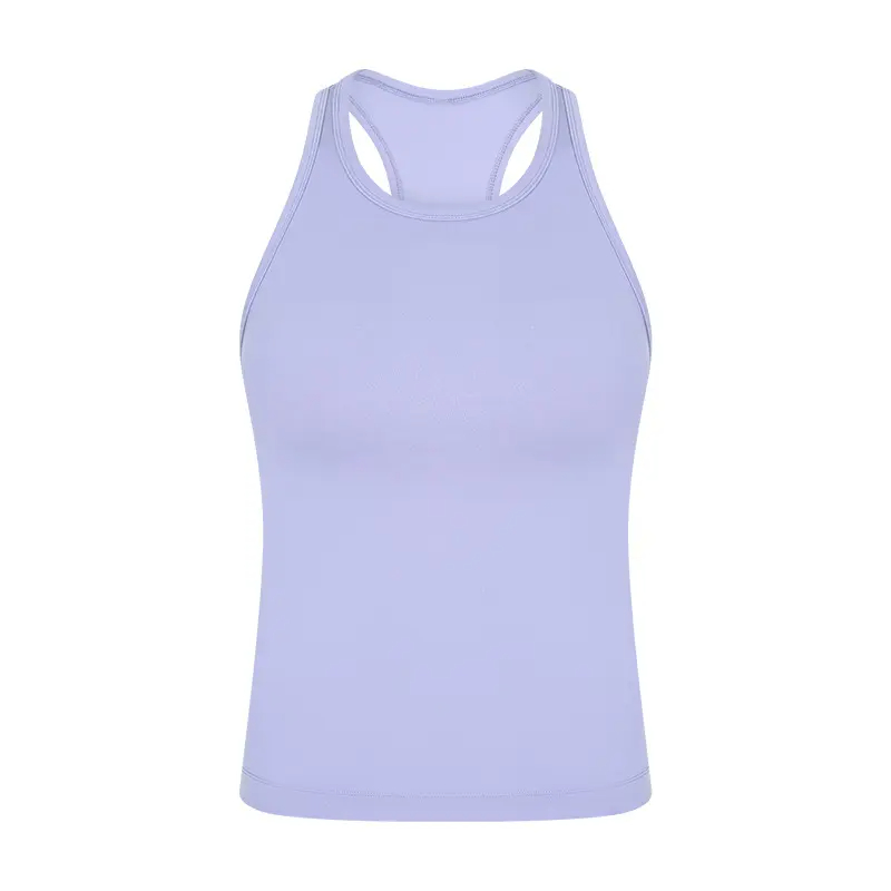 Women's Crew Neck Singlet Fitness Sports Basic Tight Running Workout Tank Tops Yoga Sleeveless Tank Top Women