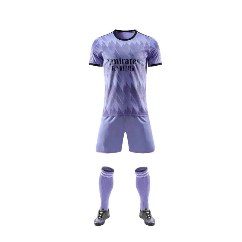 2024 Quality New design sublimation custom soccer uniform with socks football training jersey - 图片 5